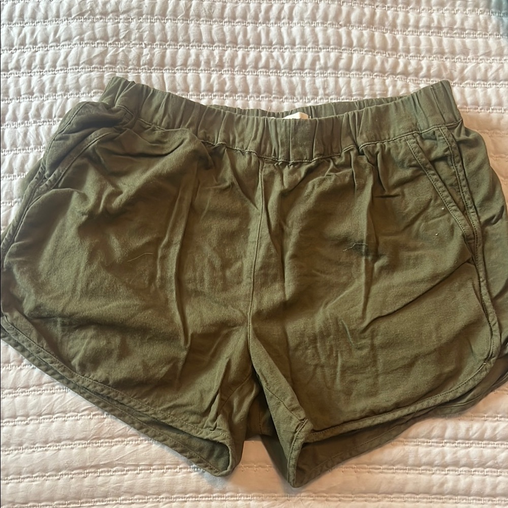 Madewell Olive Green Shorts
